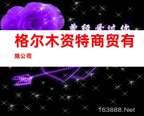 格尔木资特商贸有限公司